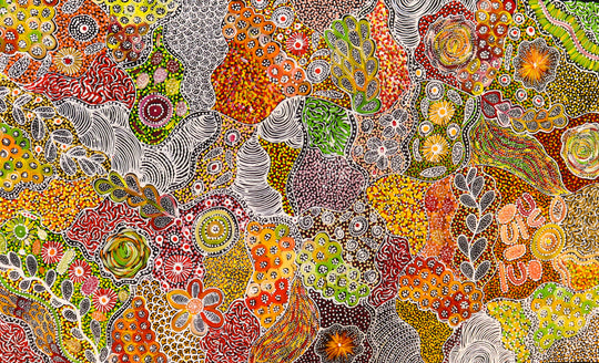 "Women's Ceremony" by Janet Golder Kngwarreye