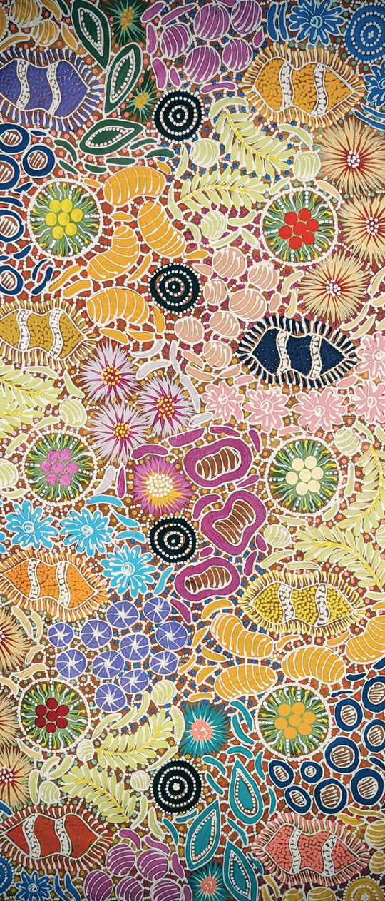 "Wild Flowers & Bush Medicine Leaves" by Tanya Nangala Price