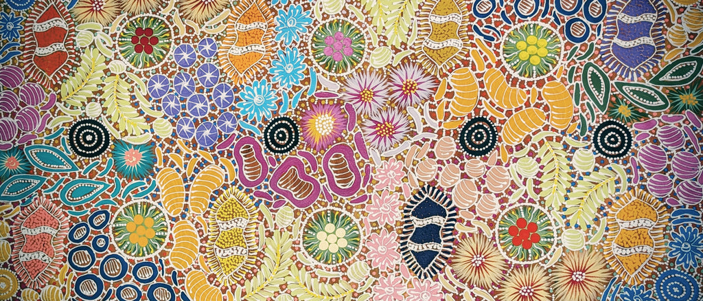 "Wild Flowers & Bush Medicine Leaves" by Tanya Nangala Price