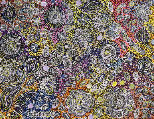 "Women's Dreaming Story" by Belinda Golder Kngwarreye