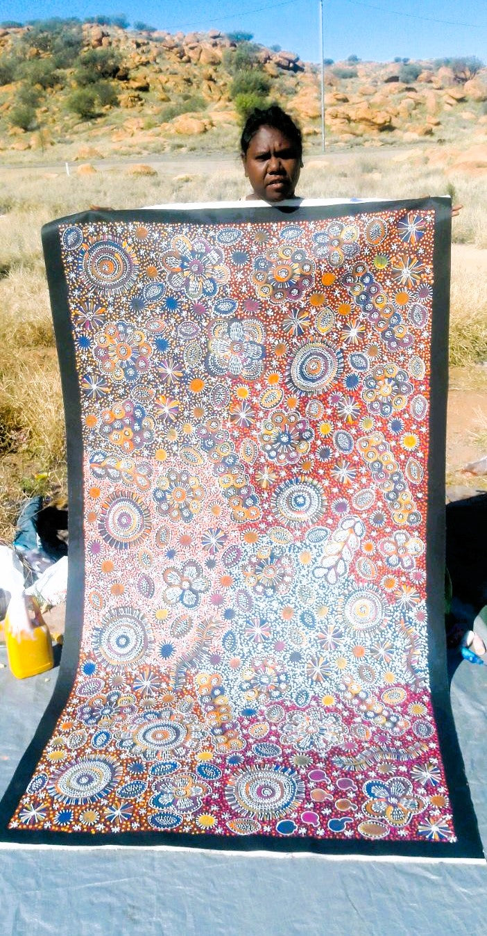 "Women's Ceremony" being held by Belinda Golder in the Australian Outback