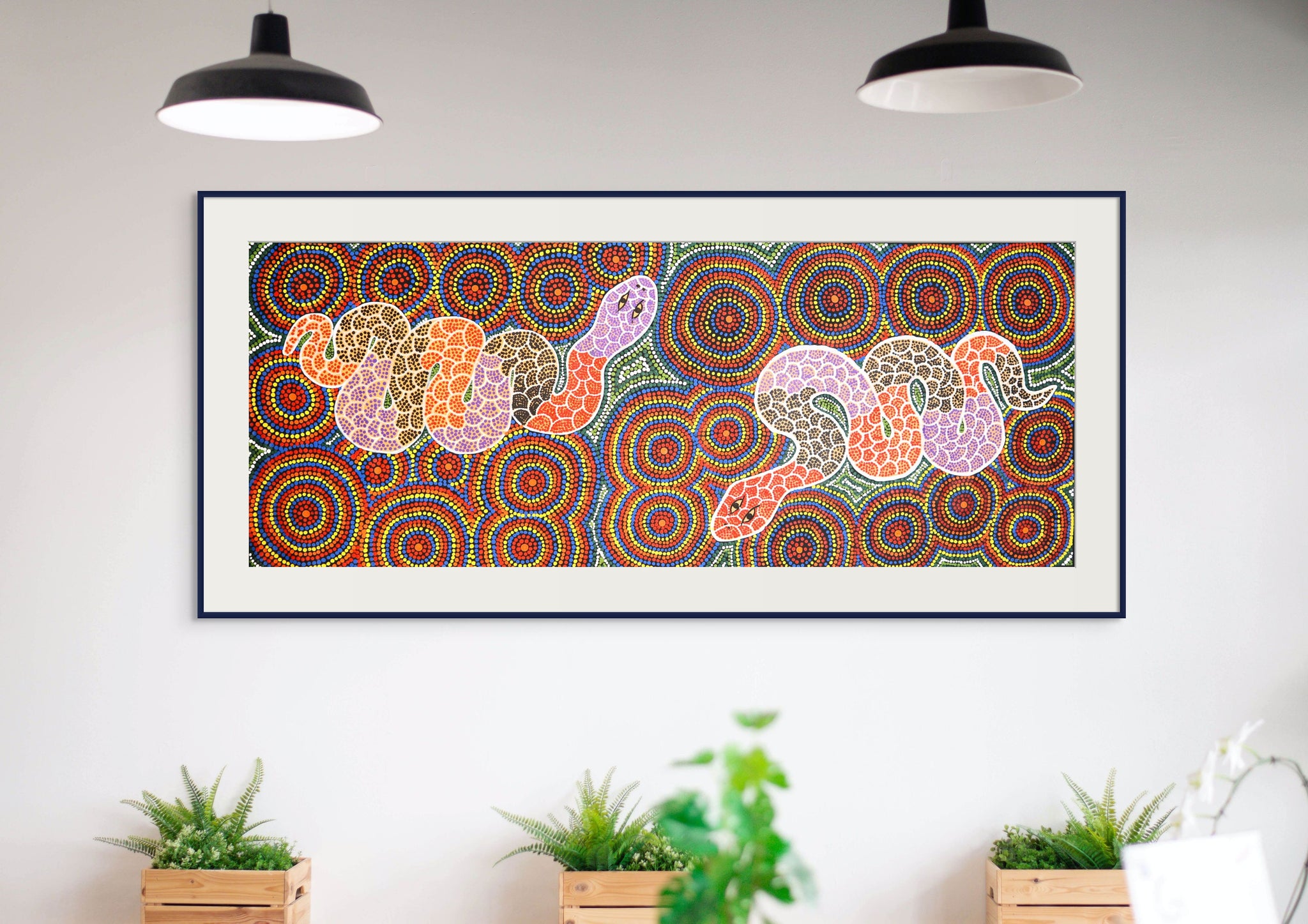 "Rainbow Serpent" by Cassandra Wongawol