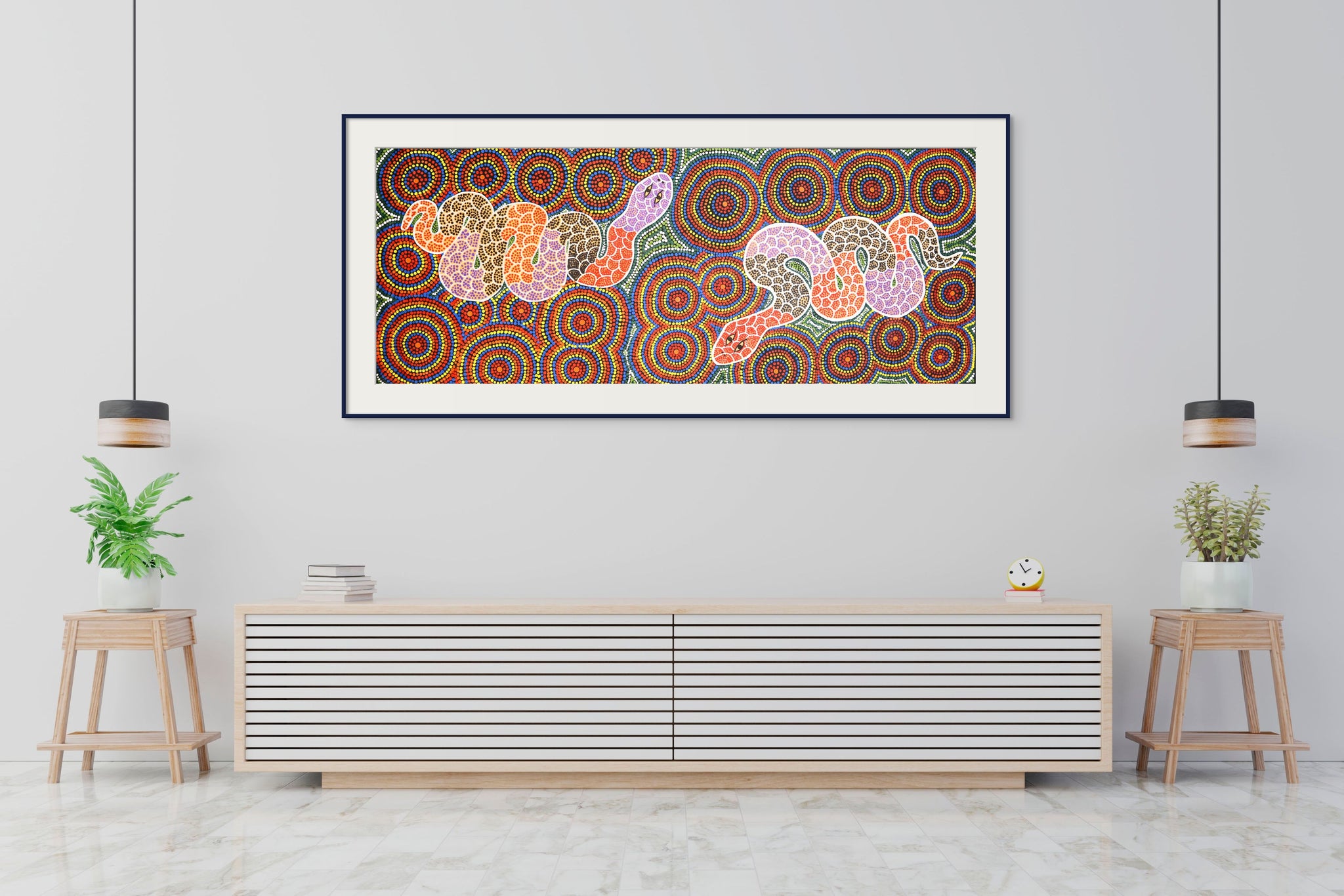 "Rainbow Serpent" by Cassandra Wongawol