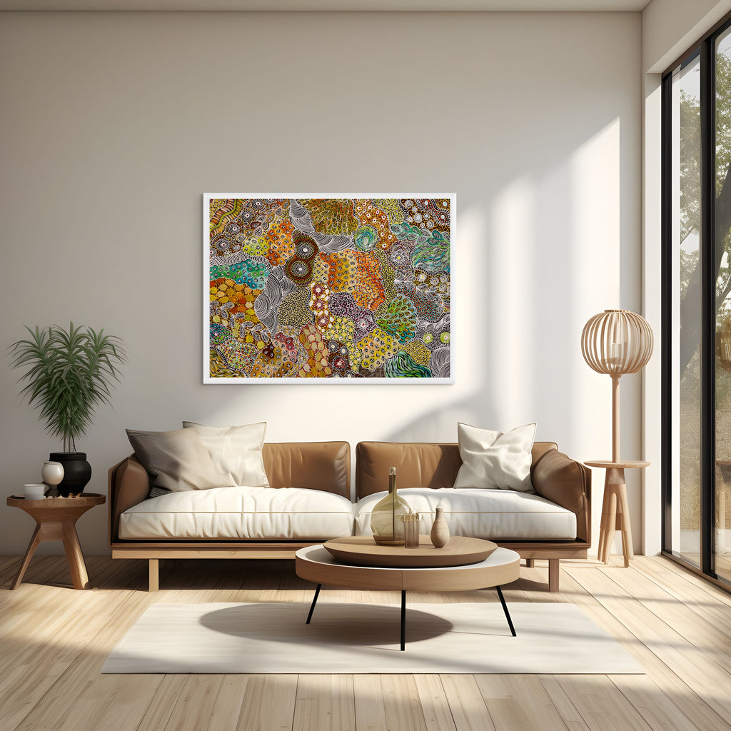 "Women's Ceremony" by Janet Golder Kngwarreye