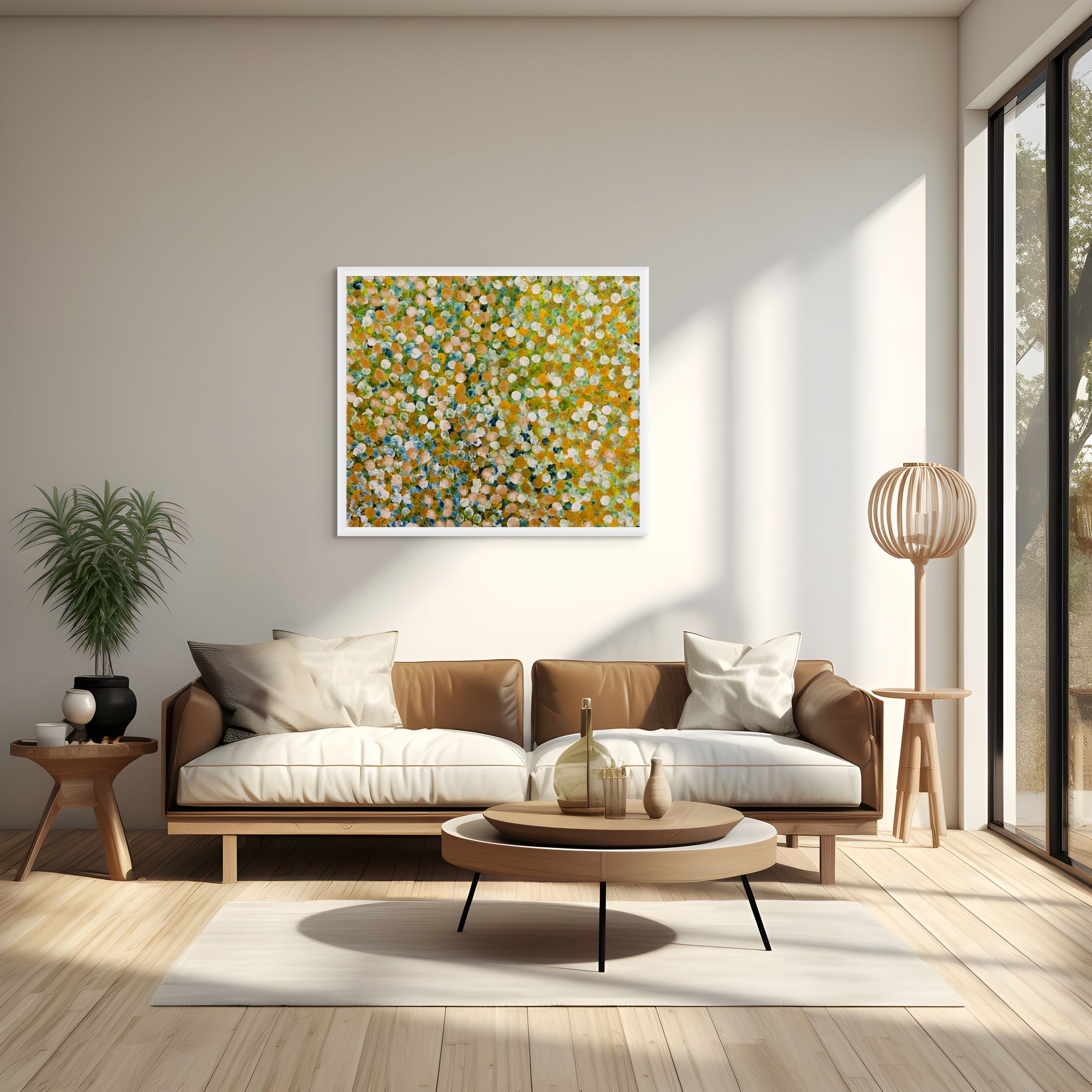 "Bush Plum Dreaming" by Janet Golder Kngwarreye