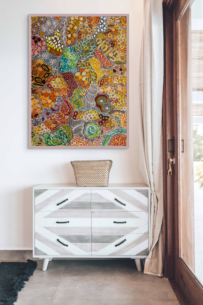 "Women's Ceremony" by Janet Golder Kngwarreye