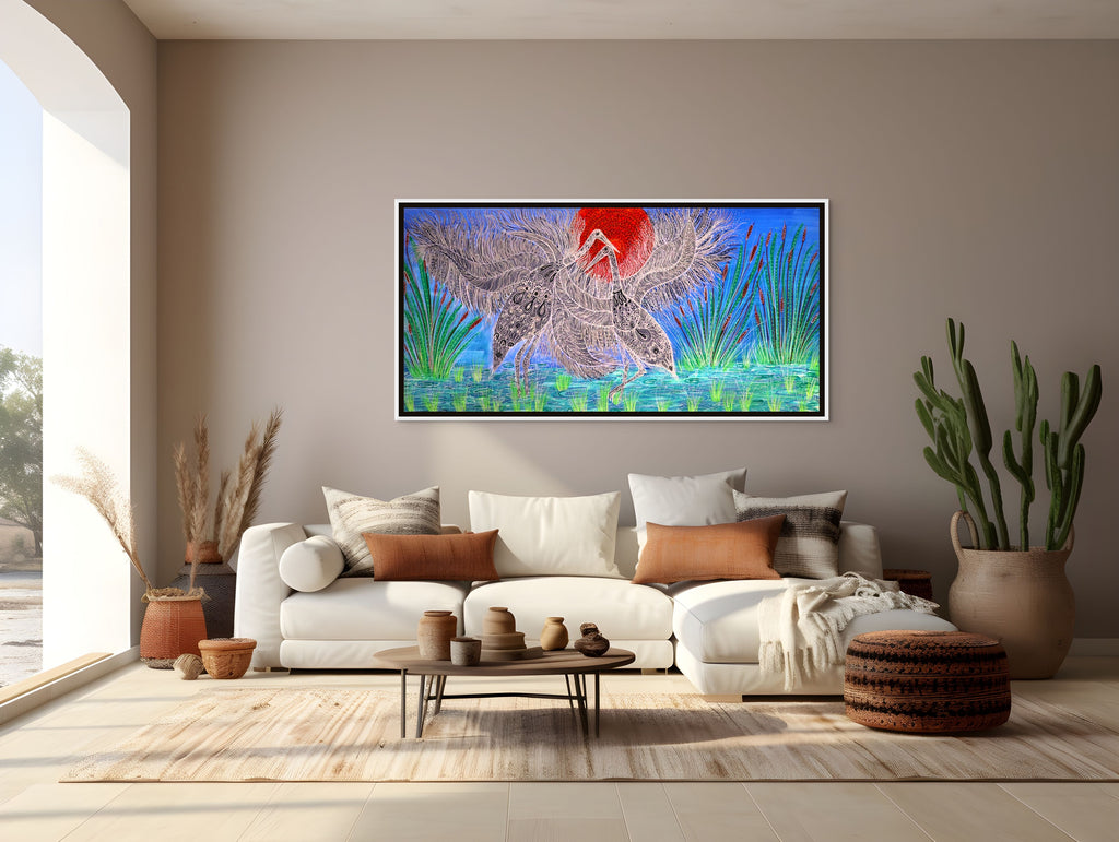 "Brolga Dreaming" by Christine Winmar