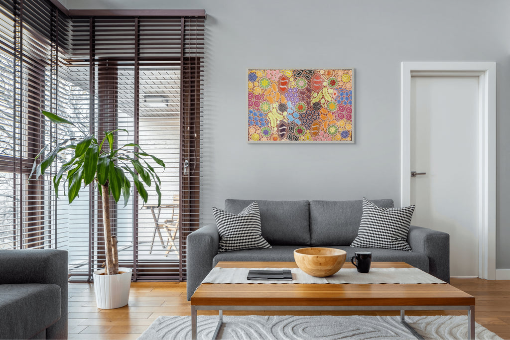 "Wild Flowers & Bush Medicine Leaves" by Tanya Nangala Price