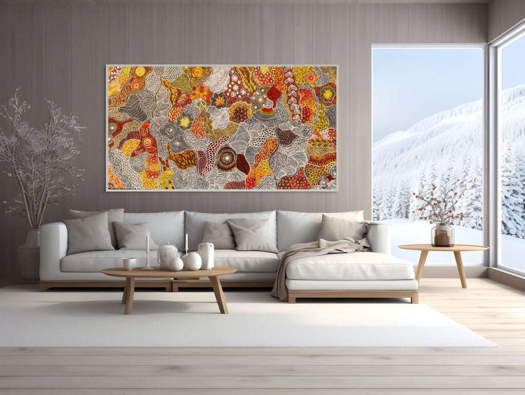 "Women's Ceremony" by Janet Golder Kngwarreye