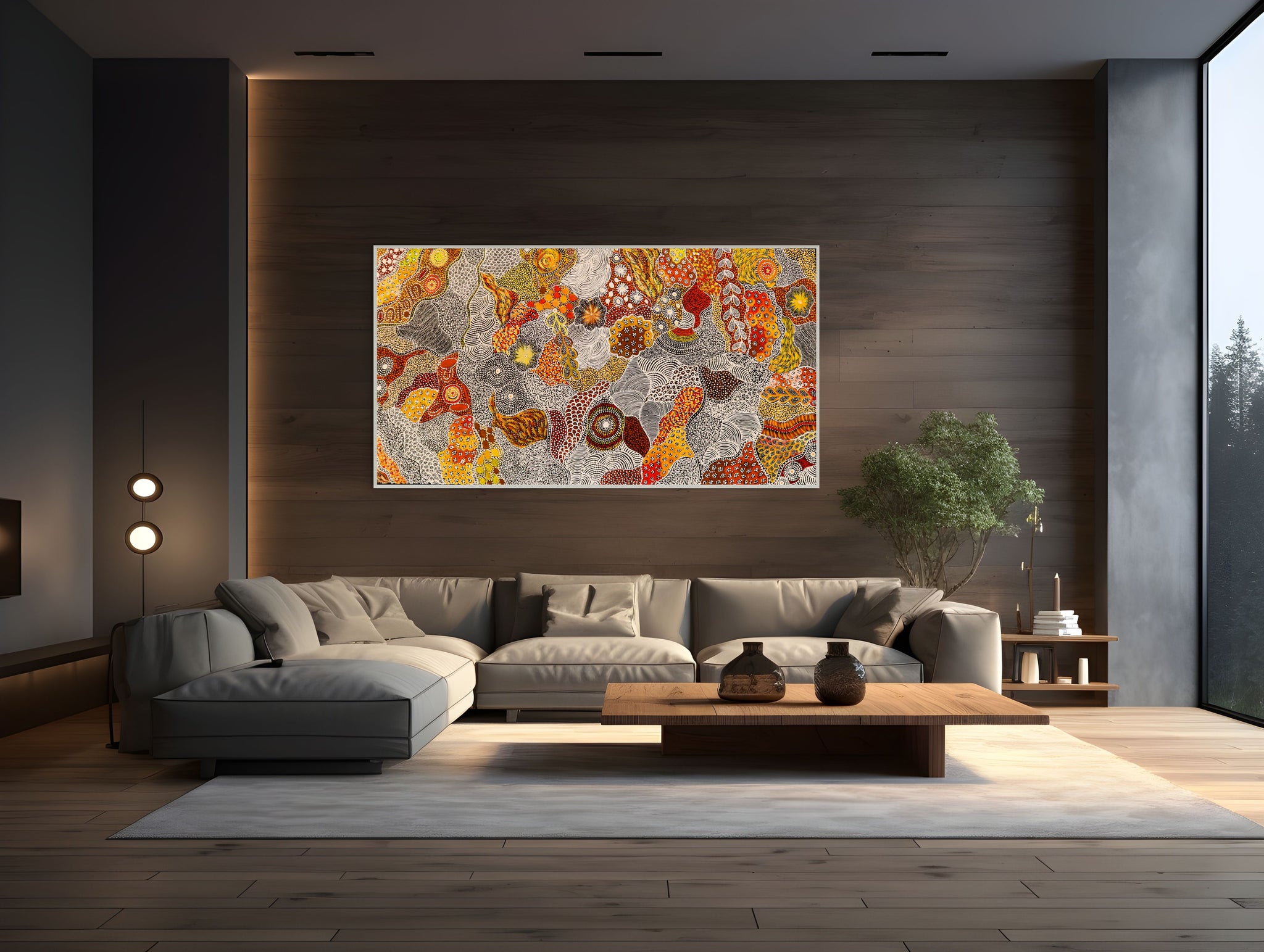 "Women's Ceremony" by Janet Golder Kngwarreye