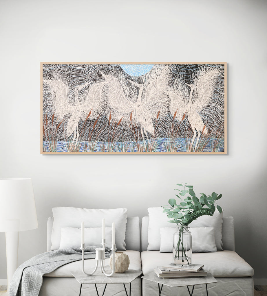 "Brolga Dreaming" by Christine Winmar