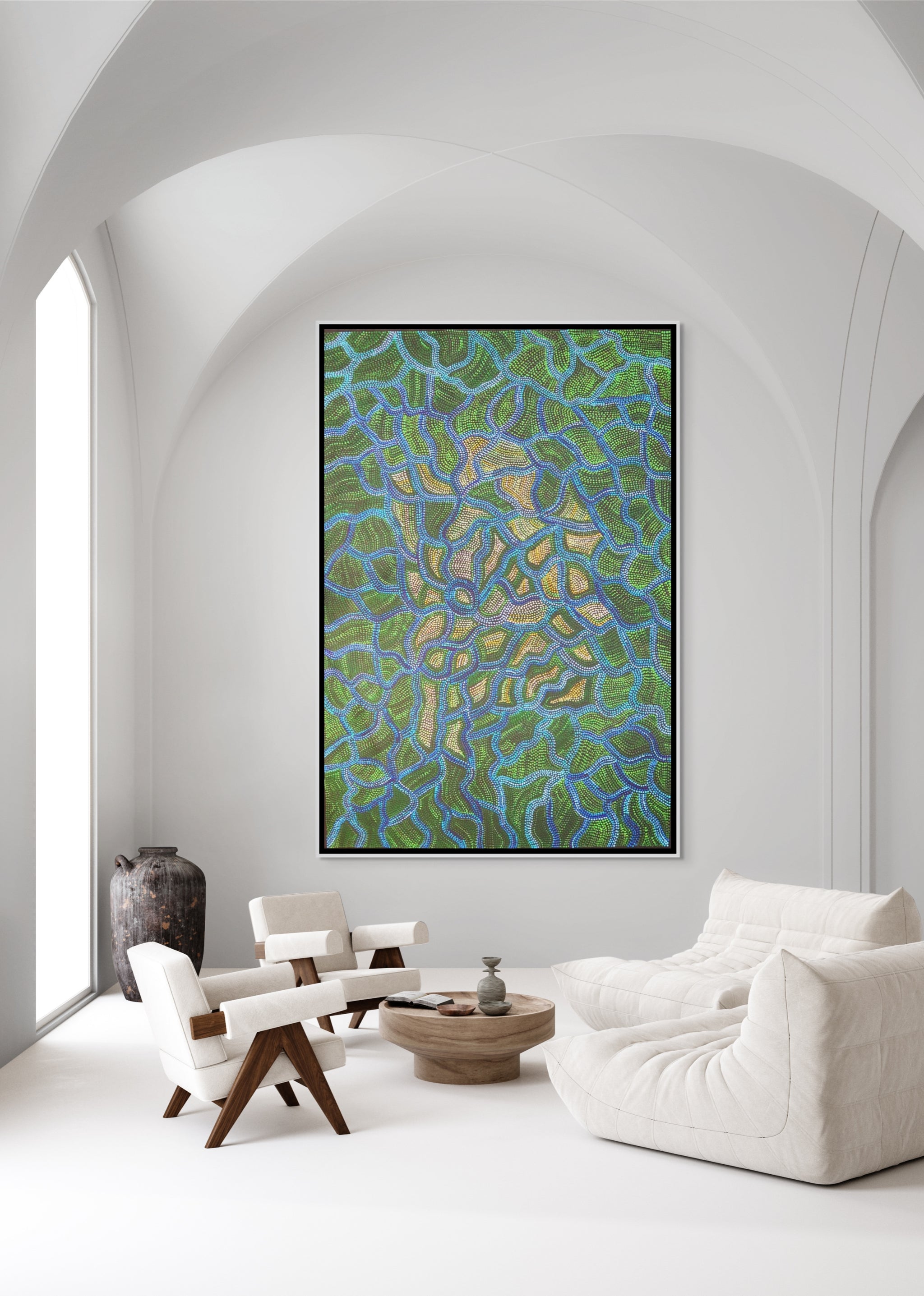 "Bush Yam Seeds" by Joy Purvis Pitjara