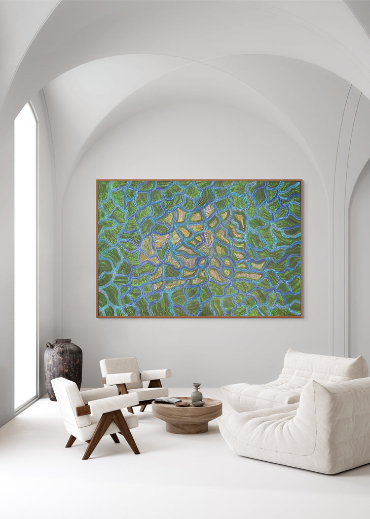 "Bush Yam Seeds" by Joy Purvis Pitjara