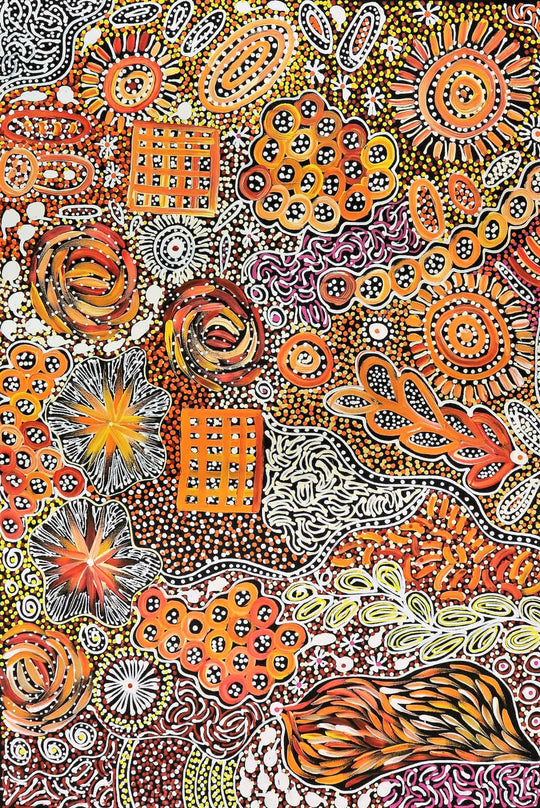 "Womens Ceremony" by Janet Golder Kngwarreye