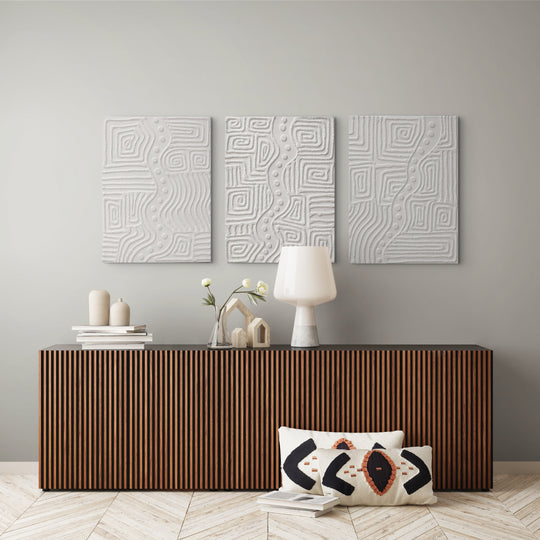 "Rock Formations" Triptych by Shane YONDEE Hansen