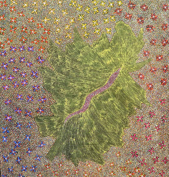 "Yam Dreaming" by Jedda Purvis Kngwarreye