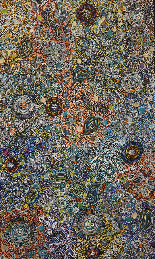 "Women's Dreaming Story" by Belinda Golder Kngwarreye