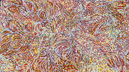 "Bush Medicine Leaves" by Jeannie Petyarre (Pitjara)