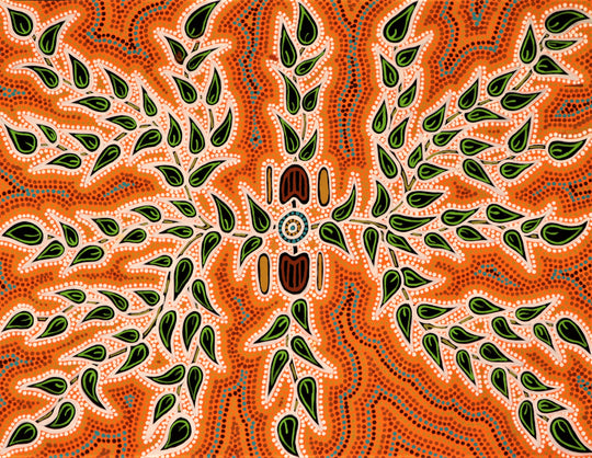 "Bush Potato Dreaming" by Beverley Egan