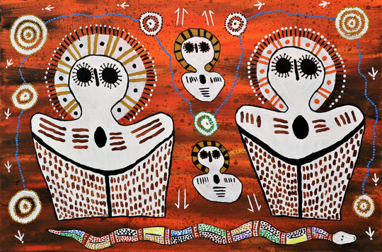 "Wandjina Dreaming" by Darren Everett