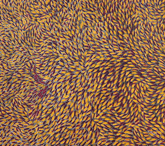 "Seeded Bush Medicine" by Dolly Mills Petyarre