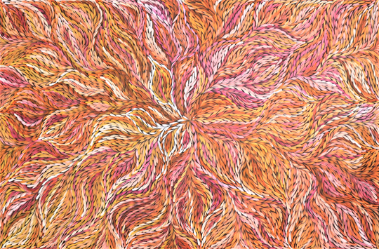 "Bush Medicine Leaves" by Rosemary Petyarre