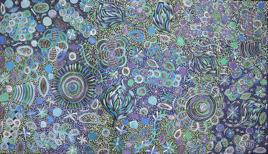 "Women's Ceremony" by Belinda Golder Kngwarreye