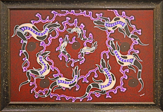 "Turtle & Lizard" by Beverley Pickett