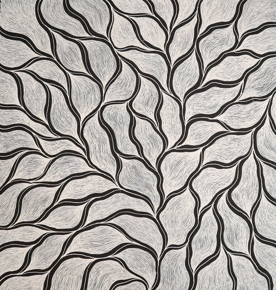 "Bush Medicine Leaves" by Delvine Petyarre