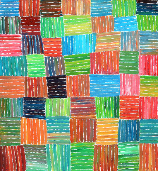 "Bush Yam" by Jedda Purvis Kngwarreye