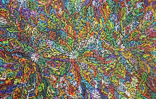 "Bush Medicine Leaves" by Louise Numina Napananka