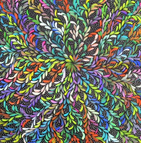 "Bush Medicine Leaves" by Louise Numina Napananka