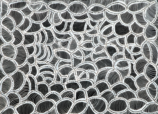 "Bush Yam Seeds" by Jeannie Petyarre