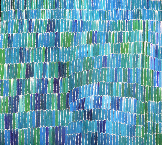 "Bush Yam Dreaming" by Jeannie Mills Pwerle