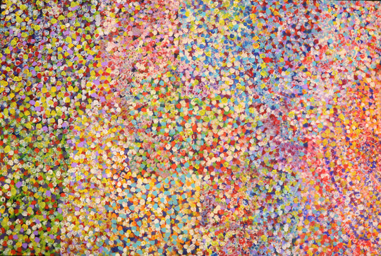 "Bush Plum Dreaming" by Bessie Petyarre