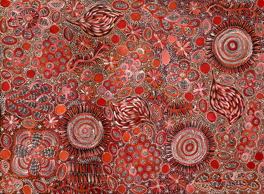 "Women's Ceremony" by Belinda Golder Kngwarreye