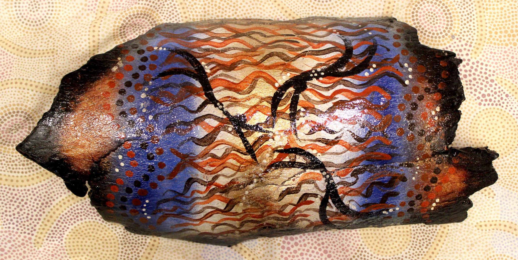 Hand-Painted Bark by Karma Matters