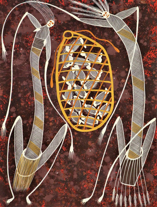 “Mimi Spirit/Fishing Basket” by Edward Blitner