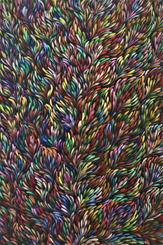 "Bush Medicine Leaves" by Rosemary Petyarre