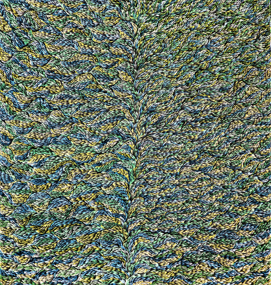 "Bush Medicine Leaves" by Rosemary Petyarre