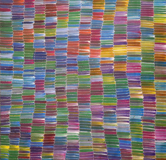 "Bush Yam Dreaming" by Jeannie Mills Pwerle