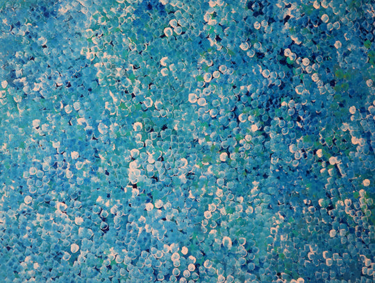 "Bush Plum Dreaming" by Margaret Golder Kngwarreye