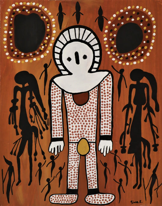 “Wandjina” by Regina Karadada